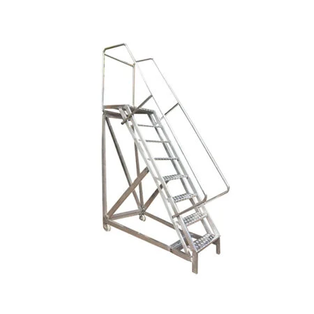 Escalera móvil en aluminio